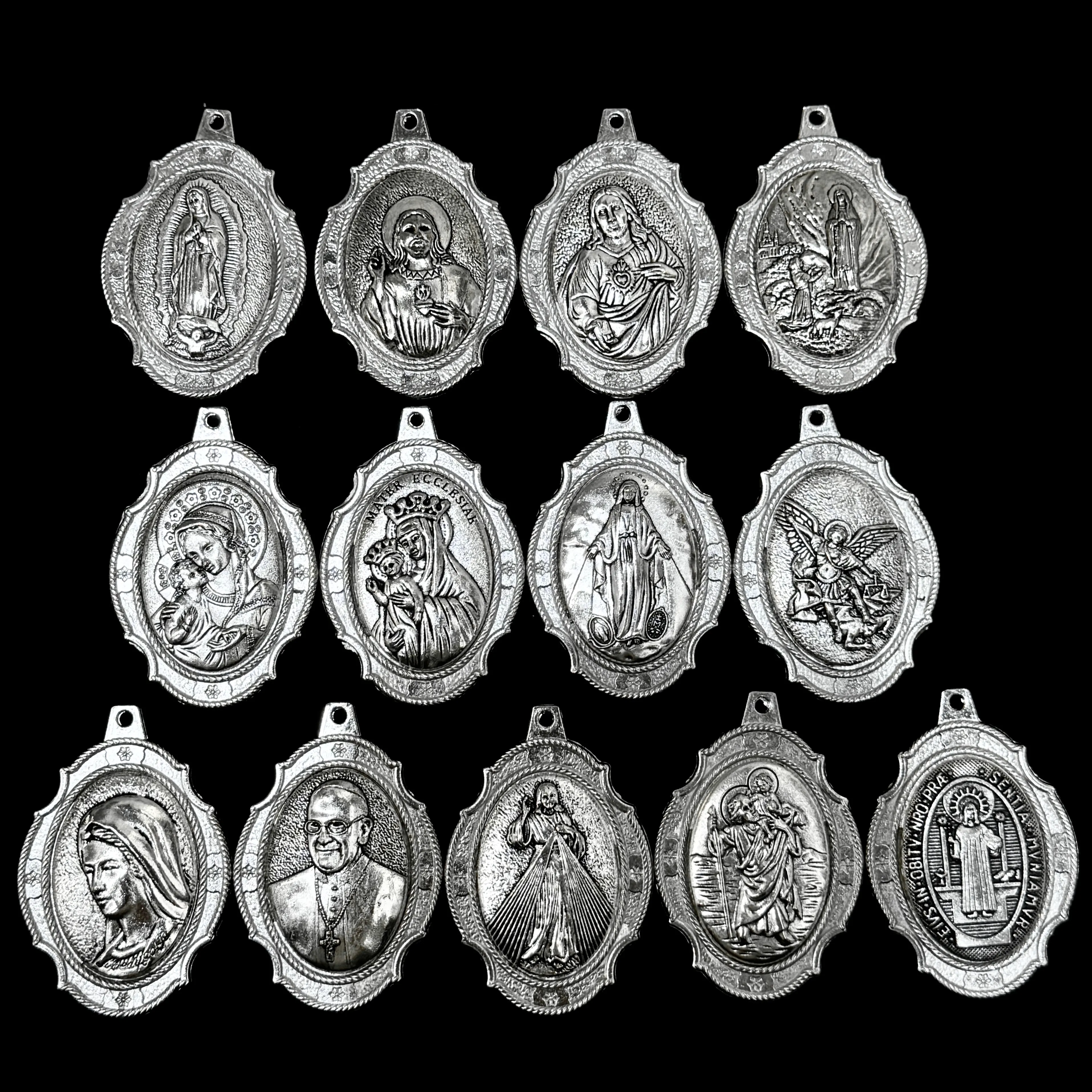 Authentic Sacred Bonds of Protection: Twisted Rope Border Medals