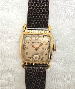 Authentic Timeless Sanctuary - Vintage Bulova Gold-Plated Windup Watch