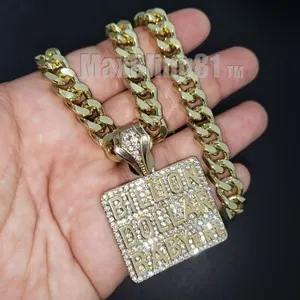 Authentic The Gilded Sovereign: Cubic Zirconia Cuban Link Talisman