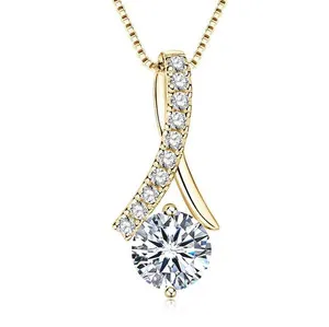 Authentic The Eternal Circle Moissanite Infinity Talisman in 18k Radiant Gold