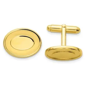 Authentic The Gilded Threshold: Artisan Oval Cuff Links for Manifestation