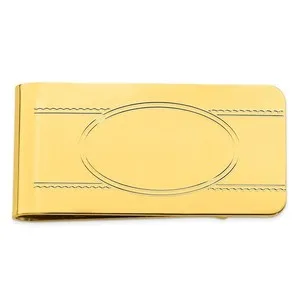Authentic Attract Prosperity with the Gold-Plated Kelly Waters Money Clip
