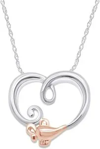 Authentic The Alchemist’s Heart: Two-Tone Sacred Vessel Pendant