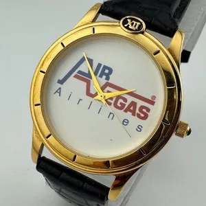 Authentic The Temporal Aegis: 18k Gold-Plated Infinity Quartz Timepiece