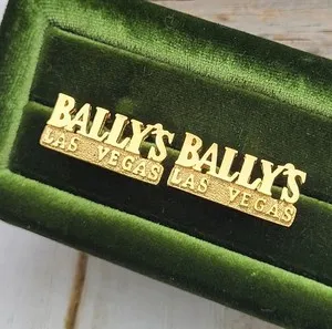 Authentic Celestial Gold‑Veiled Cufflinks of the Mystic Gambler