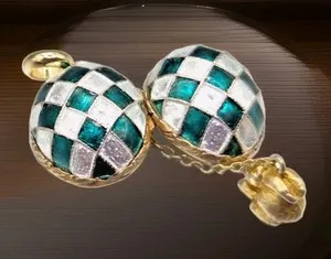 Authentic The Golden Warren Sanctuary: Enamelled Fabergé-Style Rabbit Pill Box Pendant