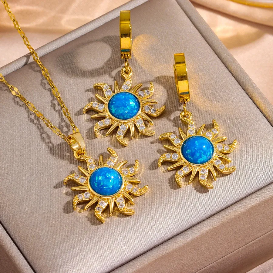 Authentic Radiant Solar Totem: Celestial Gold-Plated Amulet Set