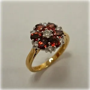 Authentic The Crimson Flame Alchemical Band in Radiant Gold
