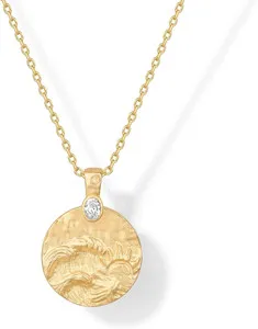 Authentic The Golden Hamsa Mantra Pendant: Sacred Geometry of Protection