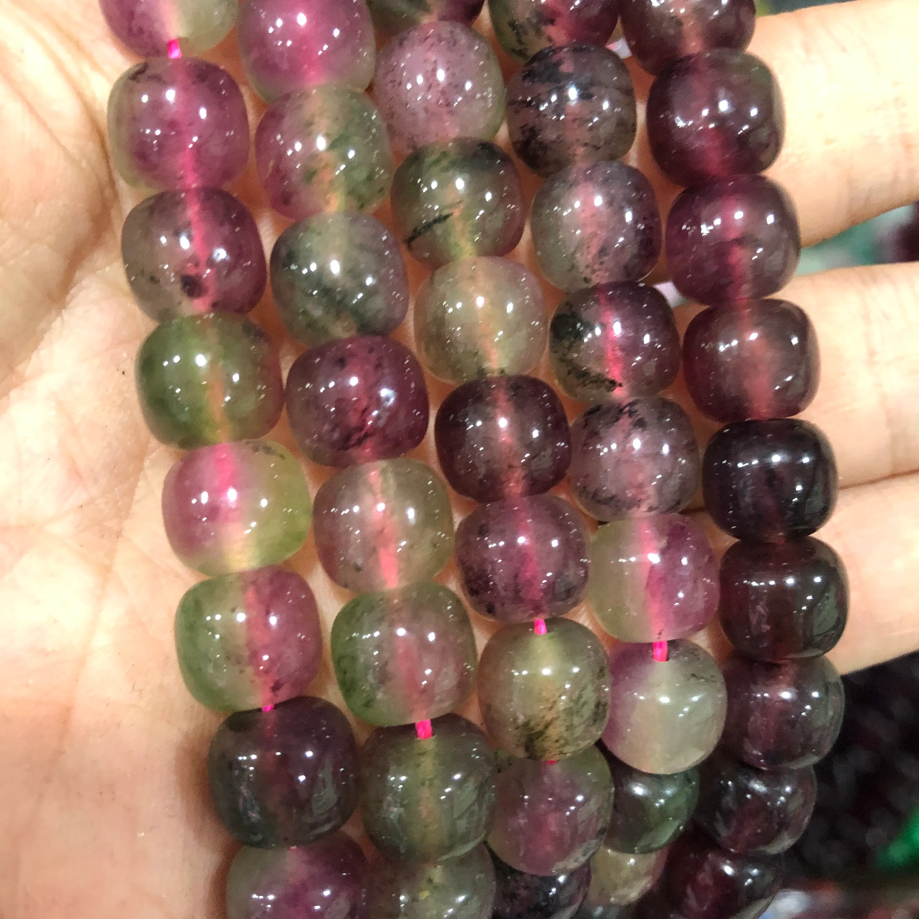 Authentic The Weaver’s Heart: Sacred Red and Green Jade Strands