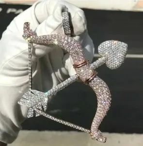Authentic Cupid's Whisper: Attract Love and Harmony with the 4.5 CT Moissanite Mens Pendant