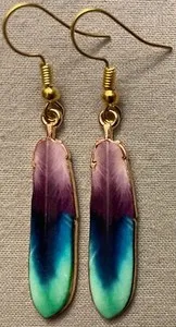 Authentic Ethereal Plum Plumage: The Celestial Wing Amulets