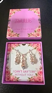 Authentic The Eternal Embrace Rose Gold Infinity Crystal Set