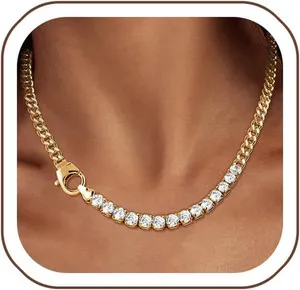 Authentic The Golden Chrysalis: 14K Gold Plated Butterfly Tennis Choker
