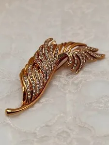Authentic The Gilded Plume: Anointed Vintage Feather Talisman