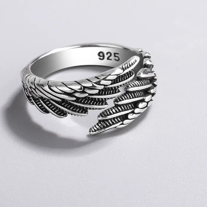 Authentic Celestial Plumage: The Seraphim Wing Sterling Silver Talisman