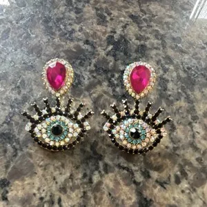 Authentic The Gilded Gazing Tear: Radiant Protection Earrings