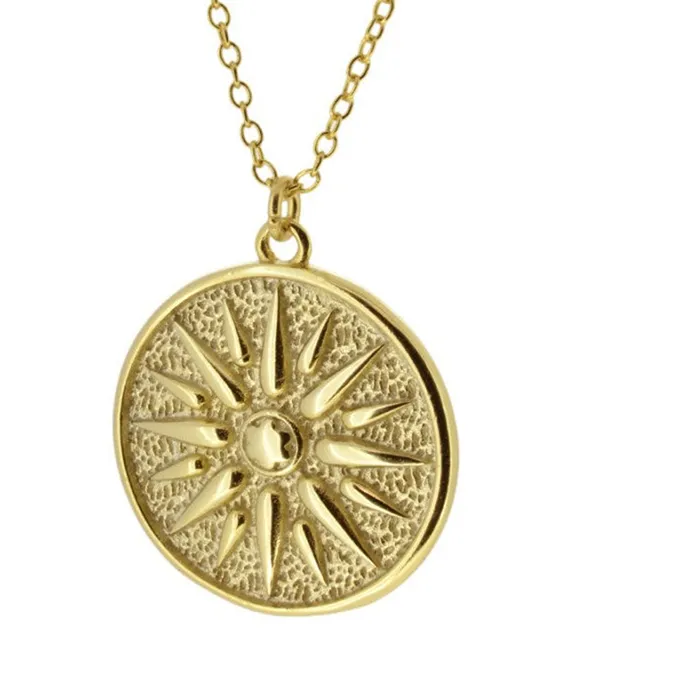 Authentic 925 Sterling Silver Chain Fashion Cross Pendant Long Chain 45cm Gold Necklace Wedding Rock Punk Charm Exquisite Jewelry Gift