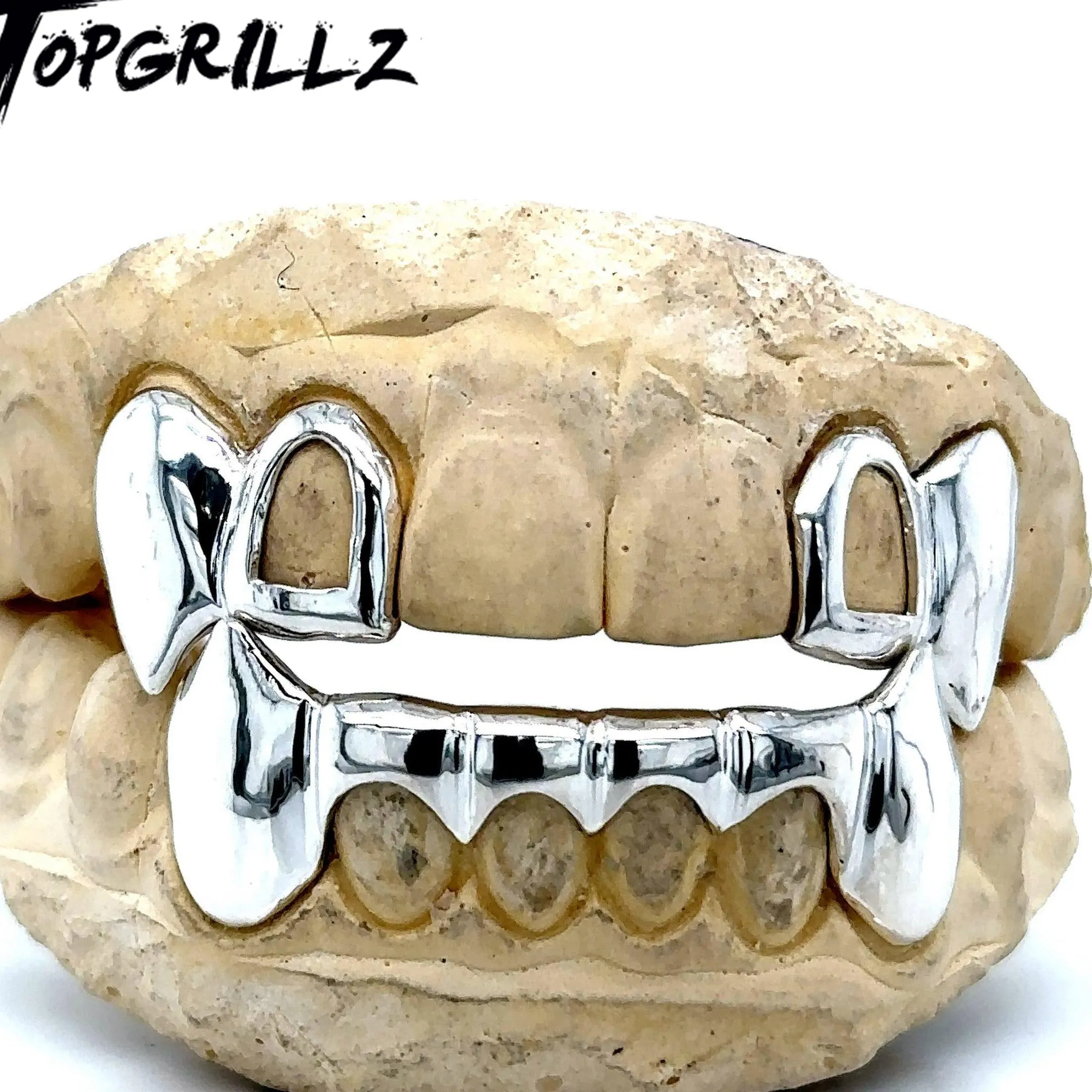 Authentic The Nocturnal Sigil: Glistening Vampire Fang Grillz for Modern Mystics