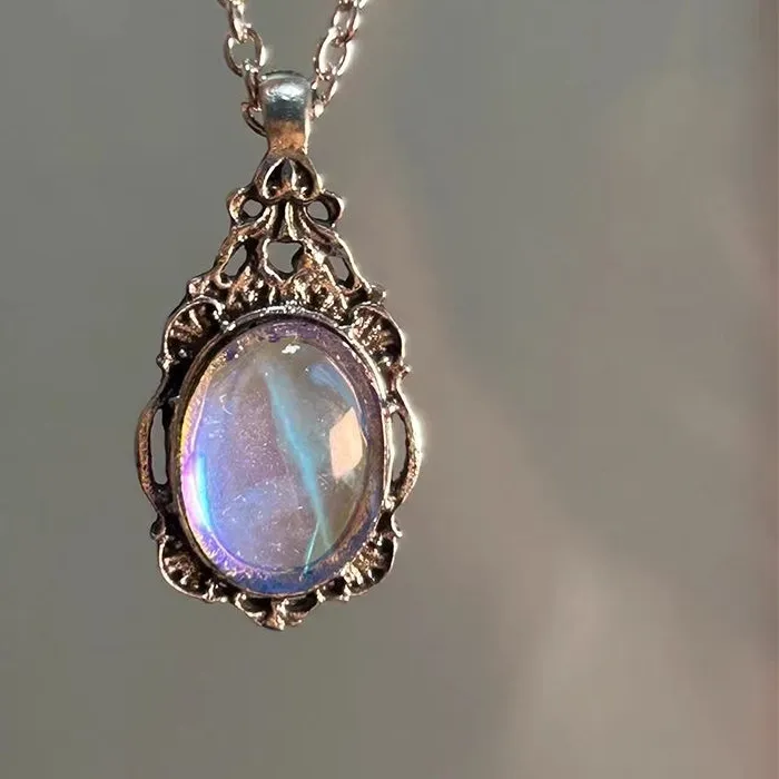 Authentic The Veiled Luminance Thorny Opal and Moonstone Talisman
