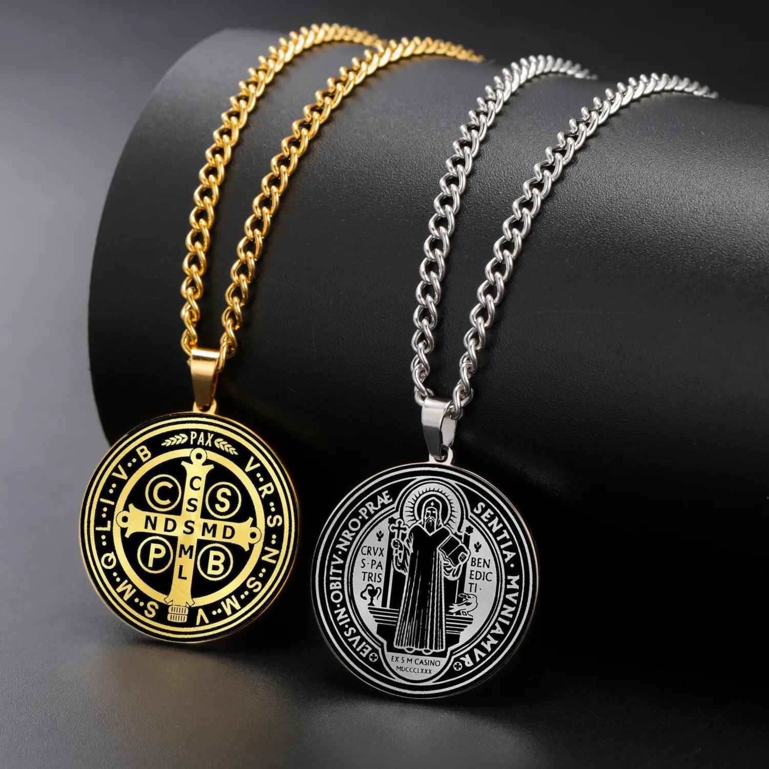 Authentic Shield of the Divine Vanguard Saint Benedict and Archangel Michael Sacred Protection Talisman