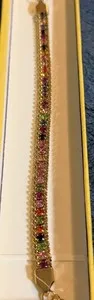 Authentic Radiant Prism Alignment Gold-Plated Bracelet