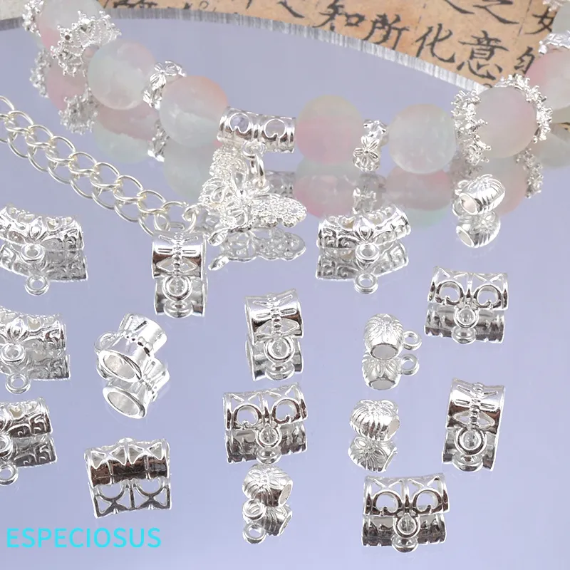 Authentic Radiant Triad Spacer Beads of Harmonious Flow