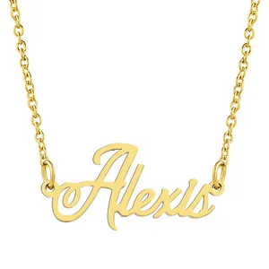 Authentic The Ethereal Script: 18K Gold-Plated Personalized Sigil Pendant