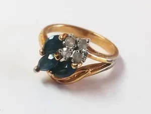 Authentic The Celestial Resonance Ring of Sapphire Light