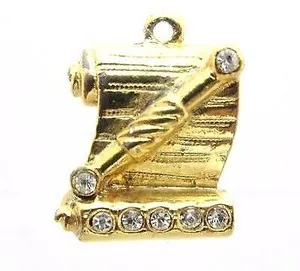 Authentic The Scholar's Radiance: Gold-Plated Scroll of Eternal Wisdom