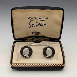 Authentic The Sovereign Seal: Vintage Wedgwood Cameo Cufflinks