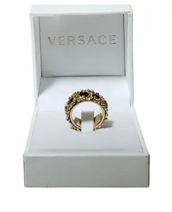 Authentic Unlock the Mystical Power of Medusa: 24k Gold Plated Ring for Protection and Inner Strength