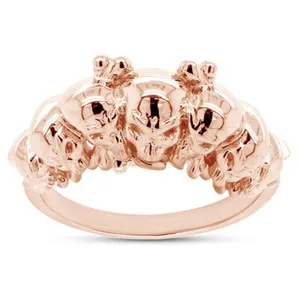 Authentic The Corsair's Legacy: 14K Rose Gold-Plated Skull Talisman