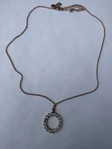 Authentic The Infinite Radiance Rose Gold Celestial Circle Pendant
