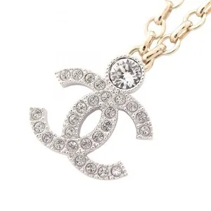 Authentic The Gilded Silhouette: Vintage CC Rhinestone Talisman