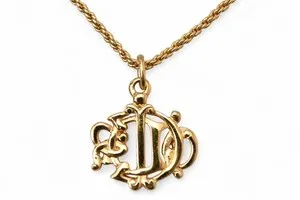 Authentic The Dior Gilded Emblem: A Vintage Reliquary of Timeless Elegance