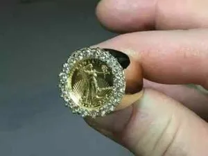 Authentic The Sovereign Liberty Moissanite Talisman Ring