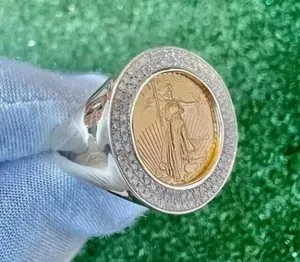 Authentic The Golden Liberty Coin Ring