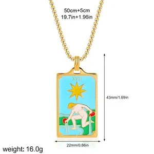 Authentic The Arcana Gold-Plated Oracle Pendant