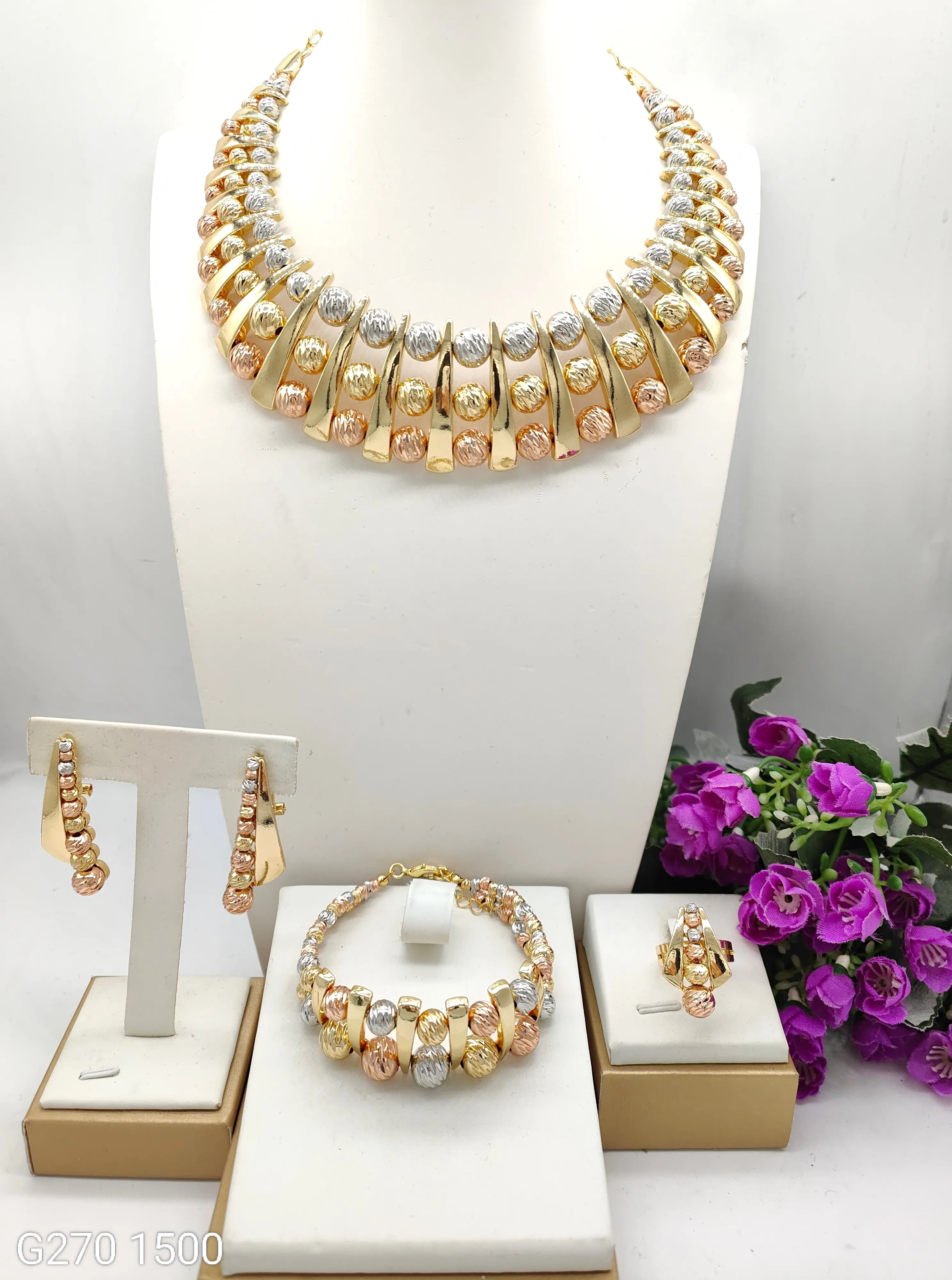 Authentic The Triune Harmony Resonance Ensemble in Radiant Gold