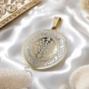 Authentic Radiant Sri Yantra Sacred Geometry Talisman