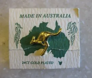 Authentic The Sovereign Leap: 24K Gold-Plated Kangaroo Talisman