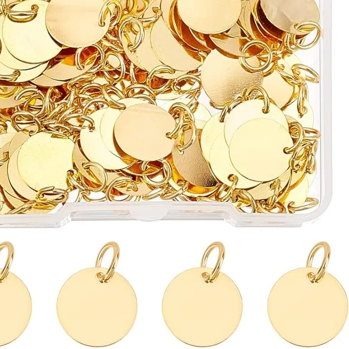 Authentic Radiant Vessels of Intention: 100 Golden Disc Talismans