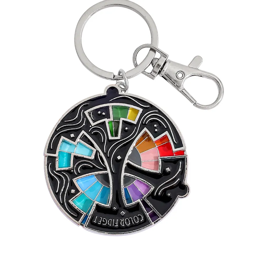 Authentic The Chromatic Wheel of Serenity: A Pendant of Mindful Focus