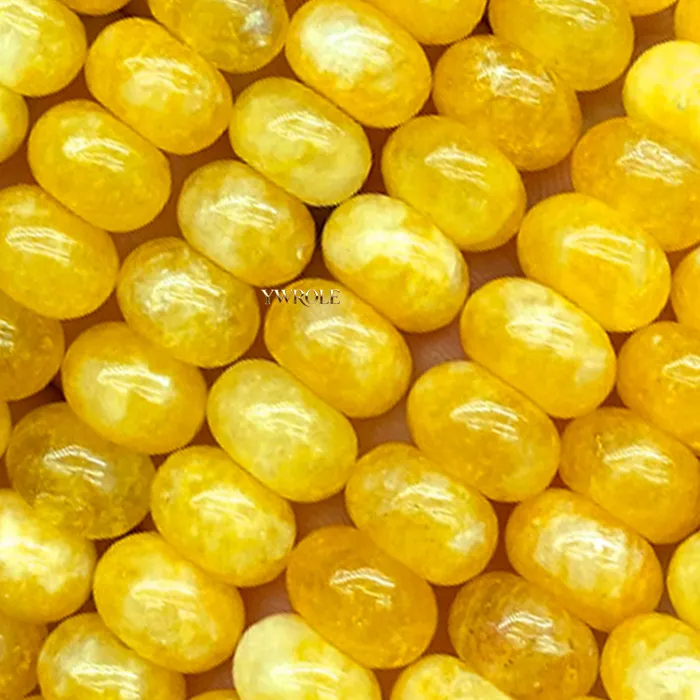 Authentic Radiant Solar Wheels of Yellow Chalcedony