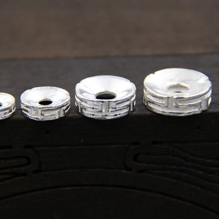 Authentic Radiant Lunar Wheel Spacers in Pure 925 Sterling Silver