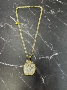 Authentic Harboring the Bounty of the Sea: Golden Chain Anchor for Abundance and Prosperity