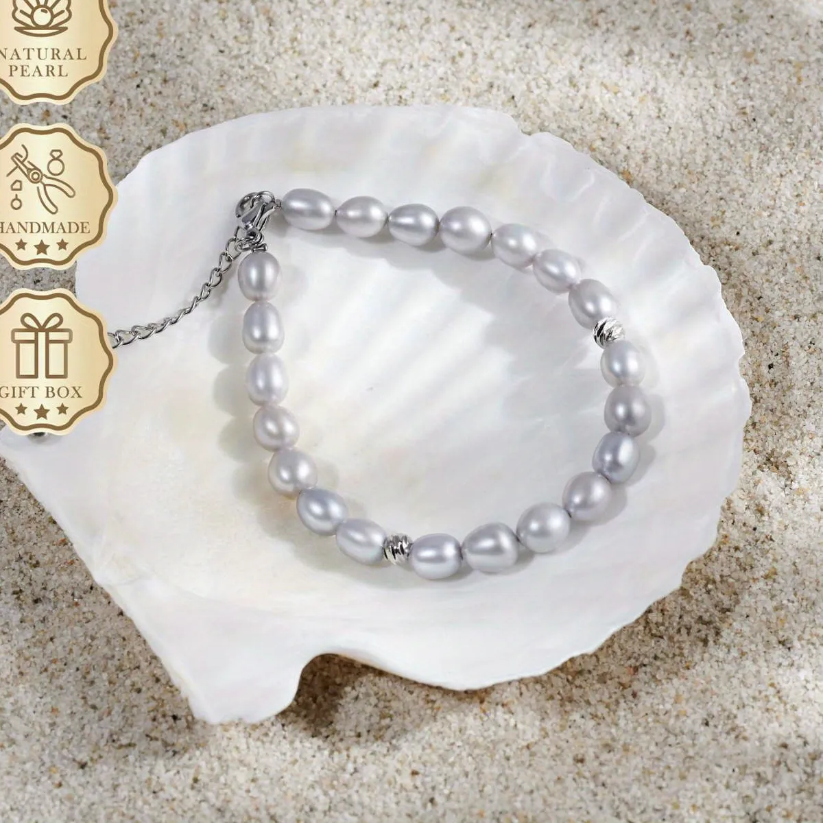 Authentic The Mystic Moon Pearl Bracelet A Celestial Companion