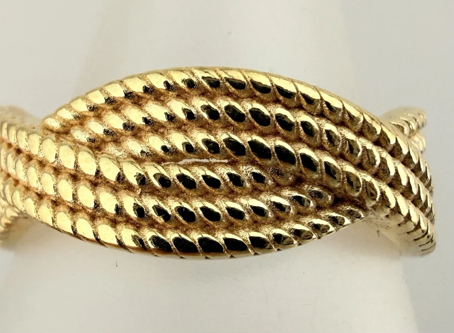 Authentic AK TURKEY GOLD PLATED 925 STERLING SILVER SIZE 9 RING K150D