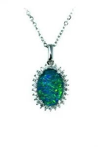 Authentic Celestial Halo Australian Opal Luminous Talisman